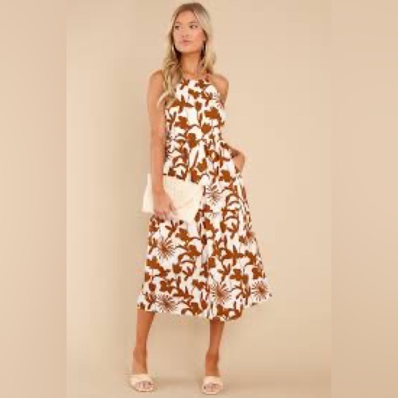 Lush | Dresses | Lush Halter Midi Dress | Poshmark